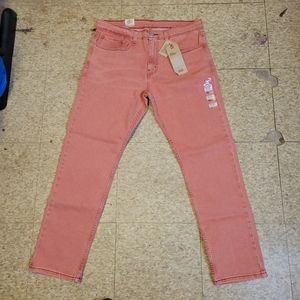 Levi's 502 Mens Jeans Blue Size 34X32 Regular Fit Tapered Stretch NWT DEADSTOCK